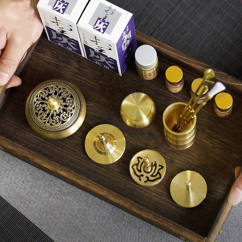 Brass Aromatherapy Incense Burner Kit