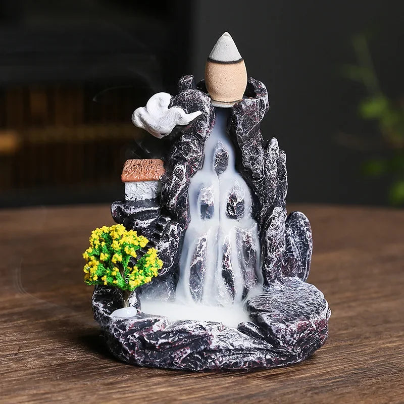 Cloud Mountain Backflow Incense Burner