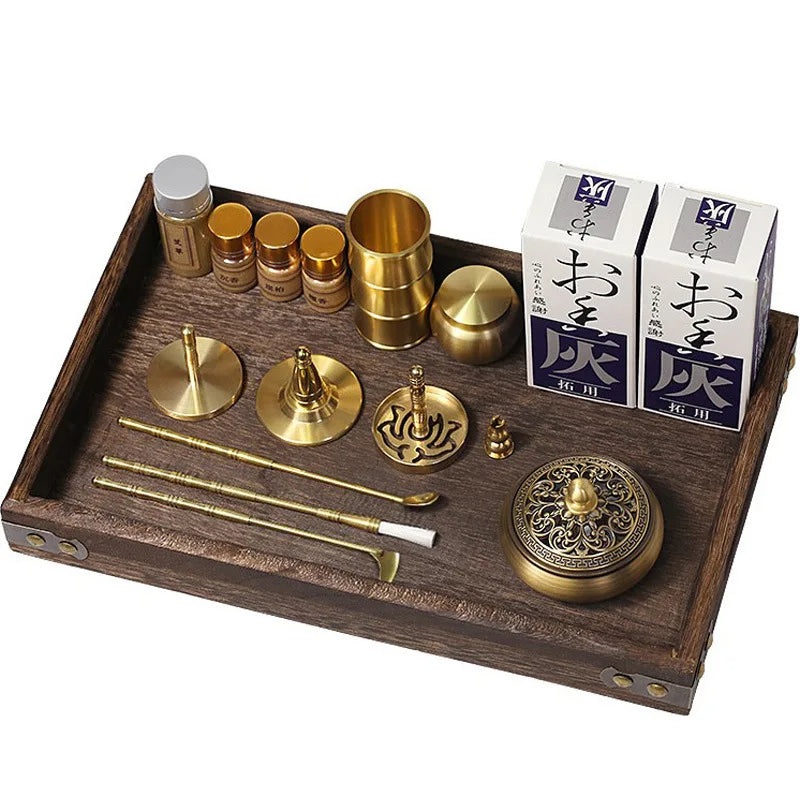 Brass Aromatherapy Incense Burner Kit