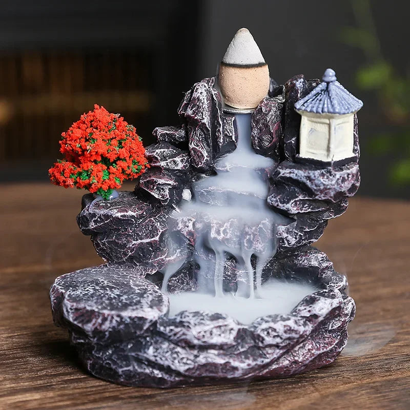 Cloud Mountain Backflow Incense Burner