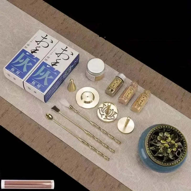 Brass Aromatherapy Incense Burner Kit