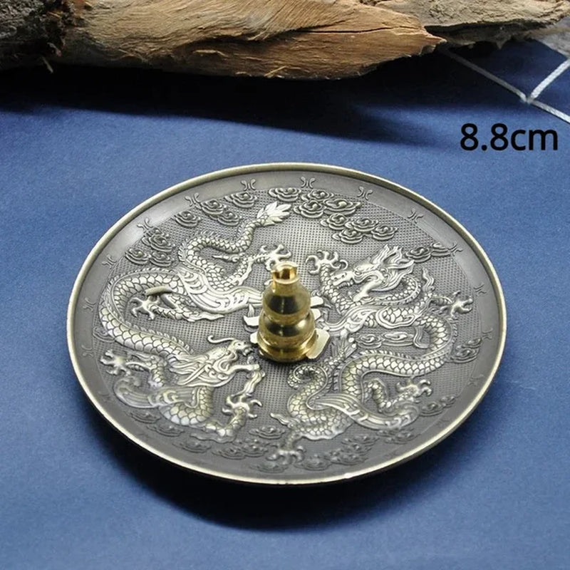 Bronze Zodiac Incense Tray