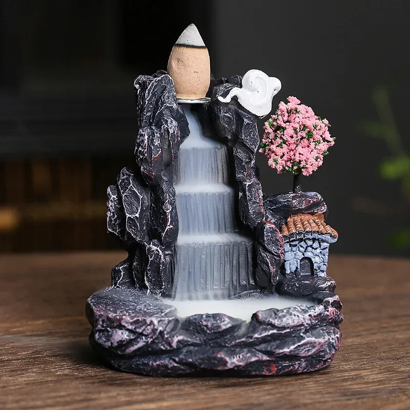 Cloud Mountain Backflow Incense Burner