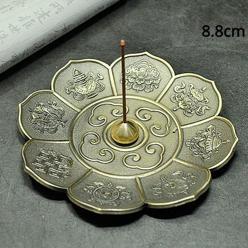 Bronze Zodiac Incense Tray