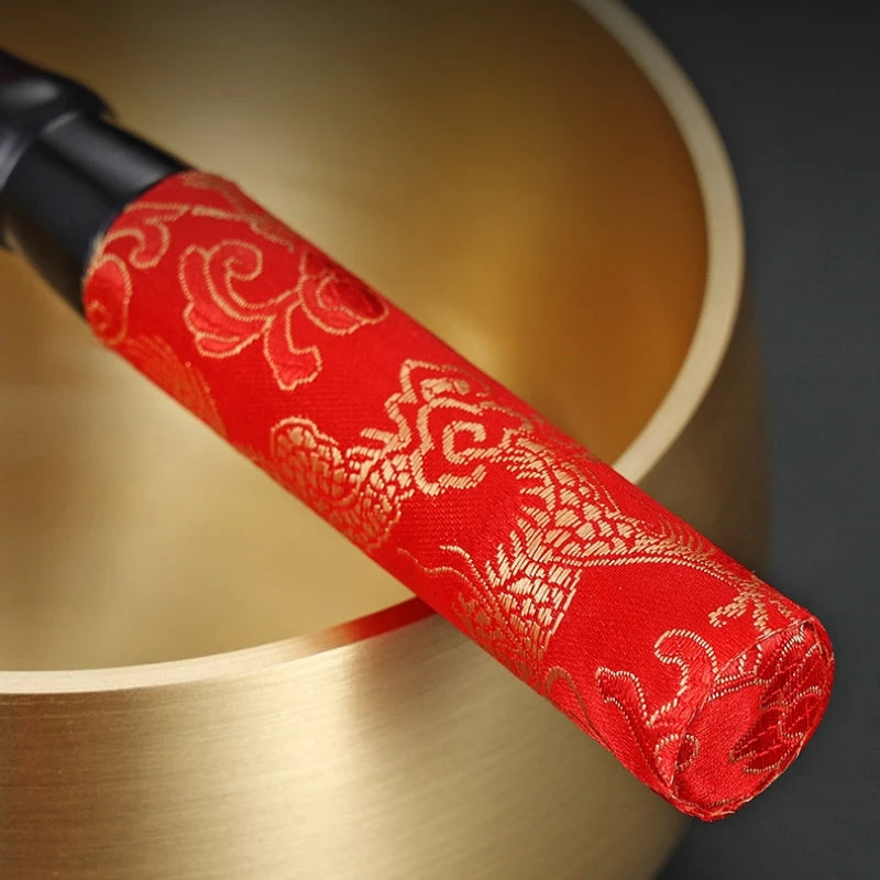 Handmade, Pure Copper, Thickened Sound Bowl, with Mallet and Pad