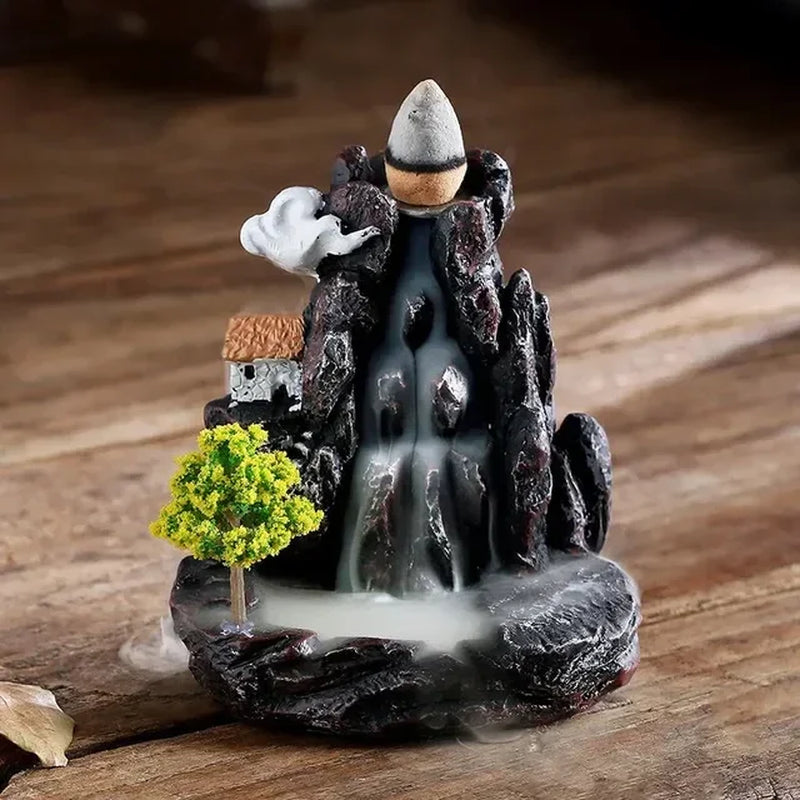 Cloud Mountain Backflow Incense Burner