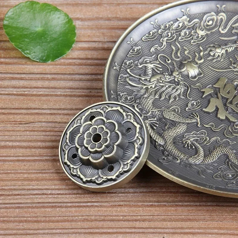 Bronze Zodiac Incense Tray