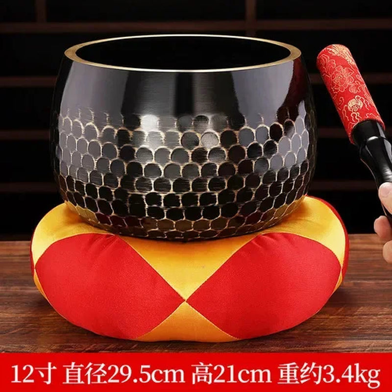 Handmade Scaled Brass Sound Bowl