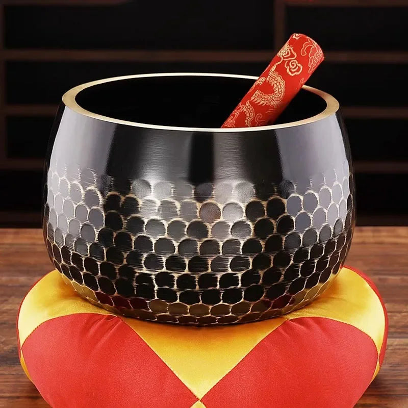 Handmade Scaled Brass Sound Bowl