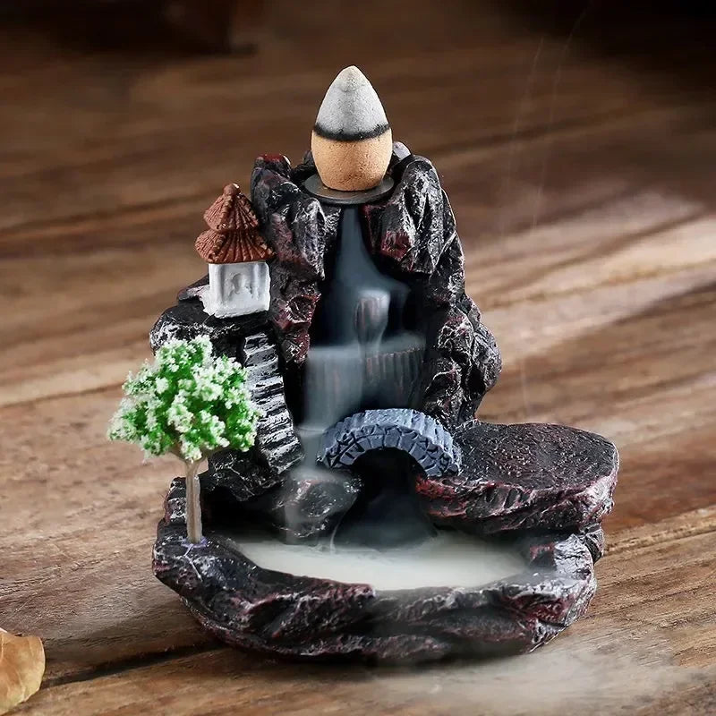 Cloud Mountain Backflow Incense Burner