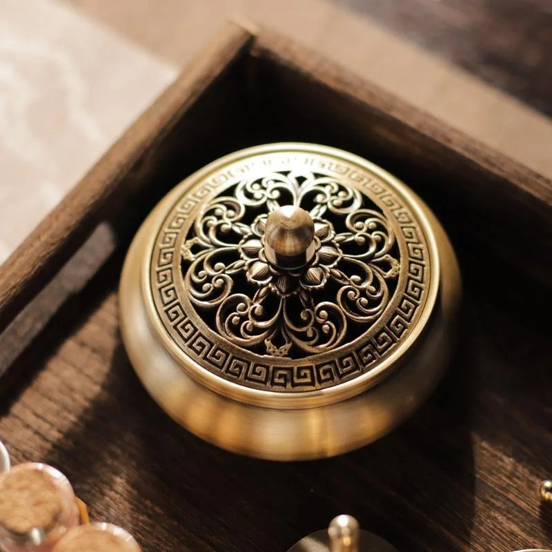Brass Aromatherapy Incense Burner Kit