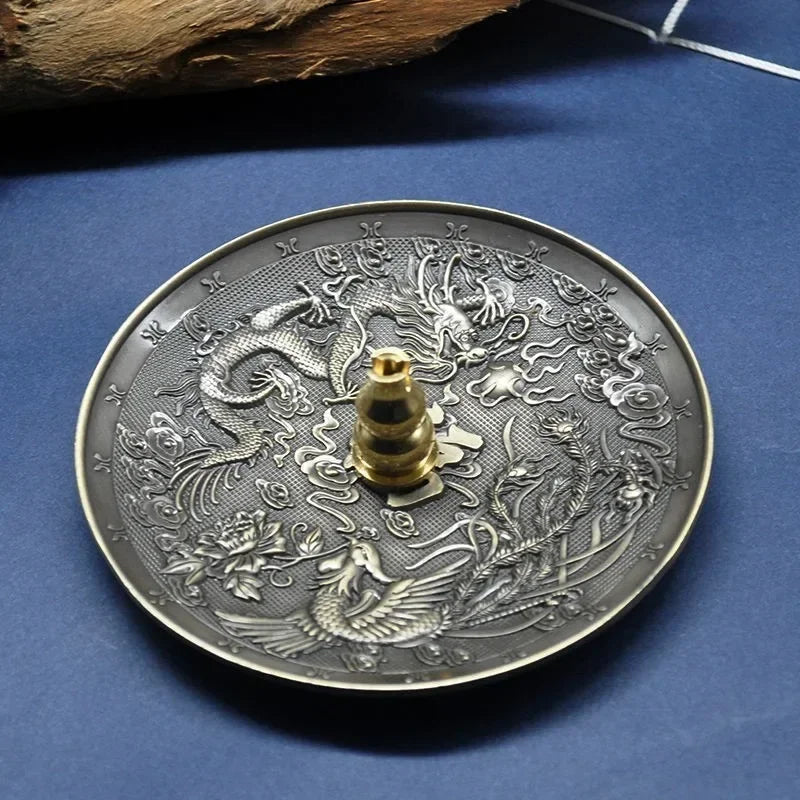 Bronze Zodiac Incense Tray