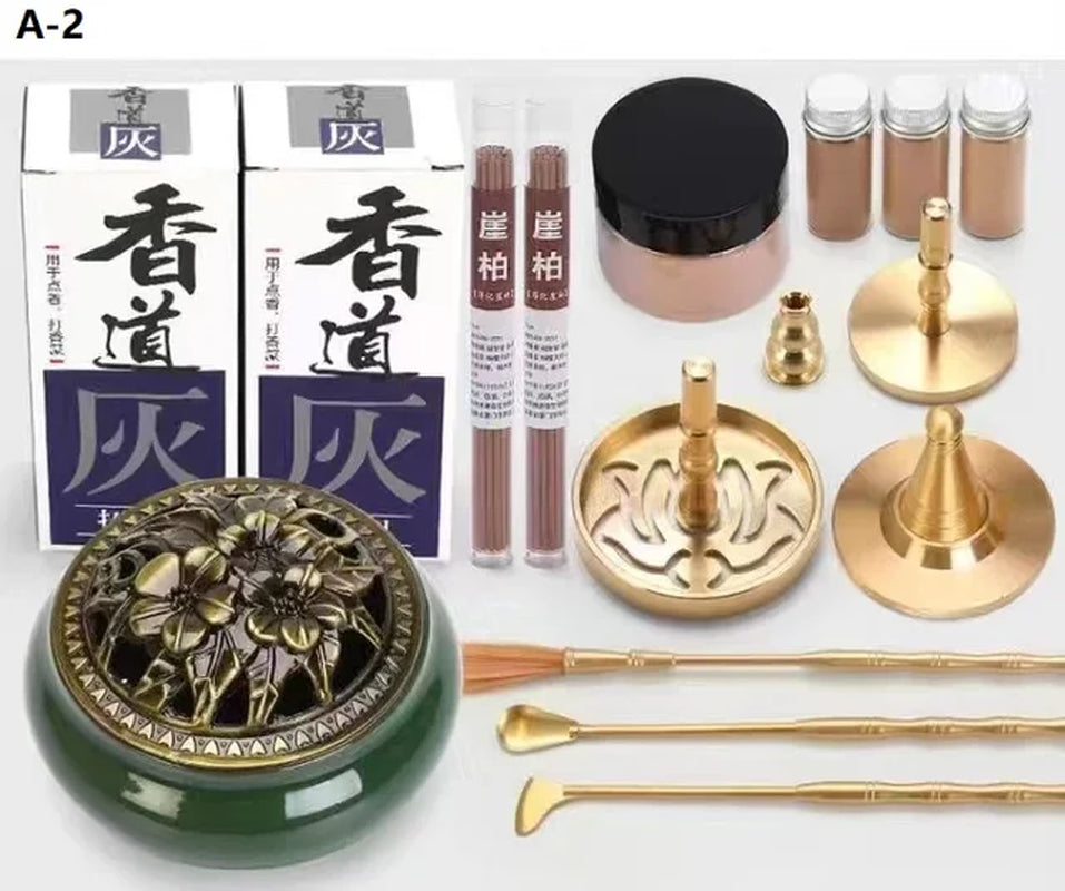 Brass Aromatherapy Incense Burner Kit