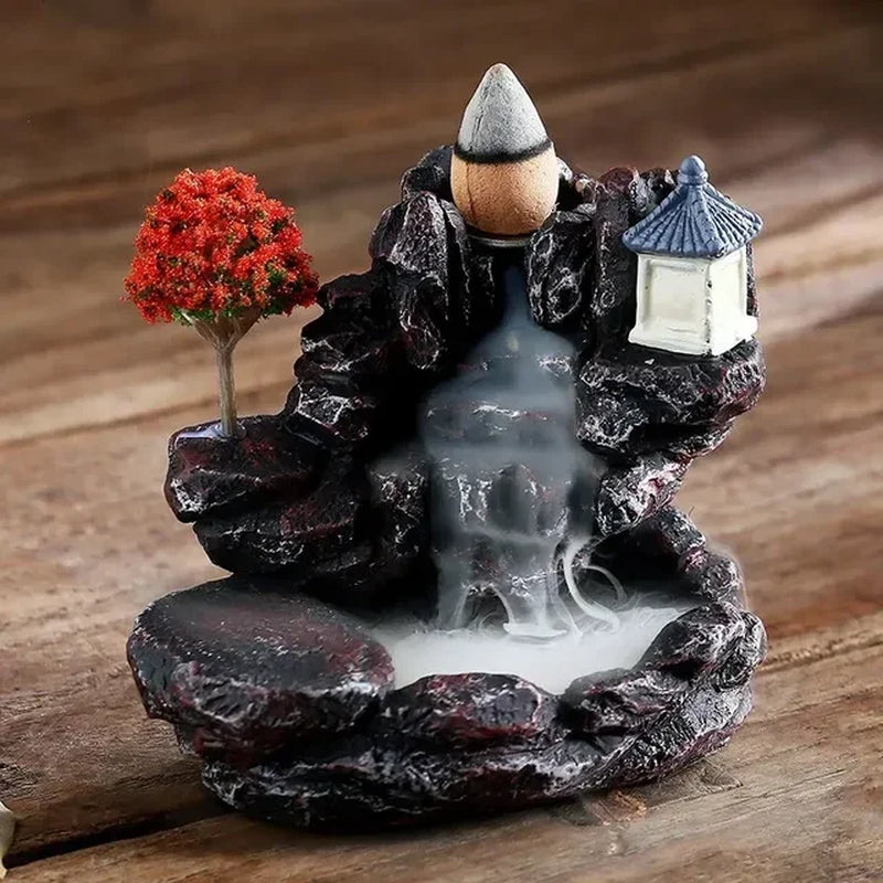 Cloud Mountain Backflow Incense Burner