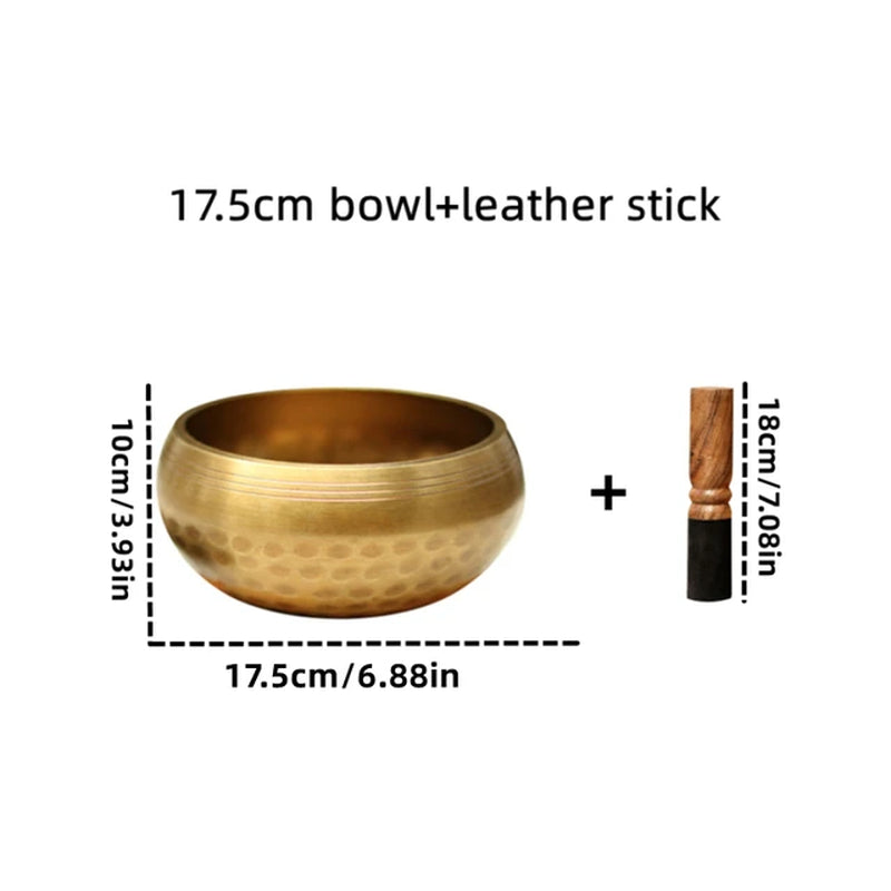 Minimalistic Brass Sound Bowl