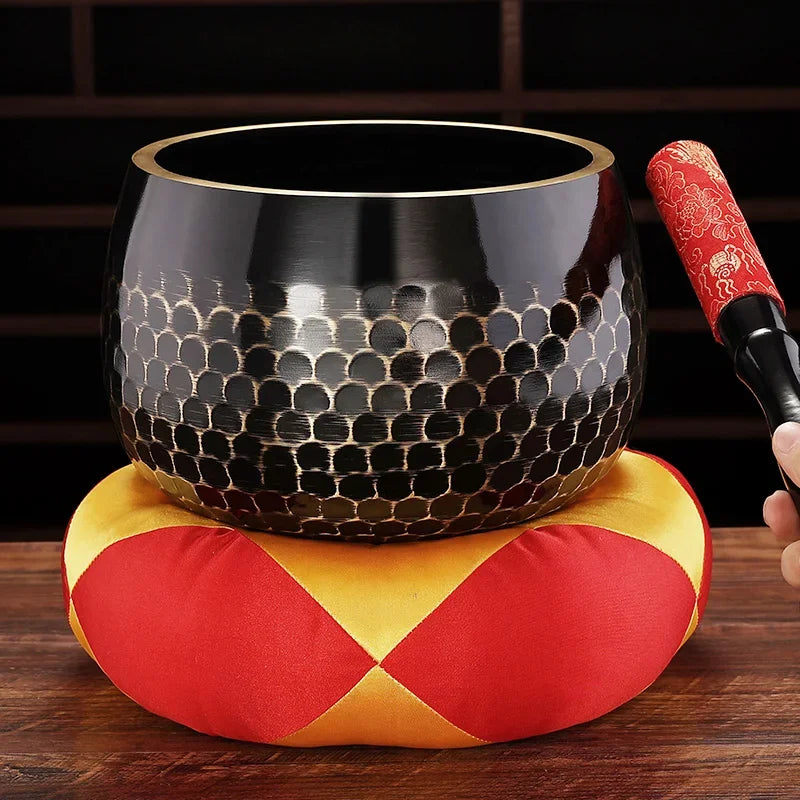 Handmade Scaled Brass Sound Bowl