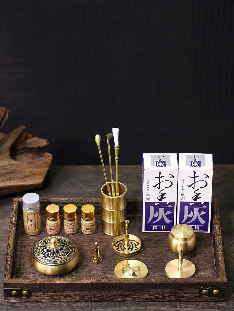 Brass Aromatherapy Incense Burner Kit