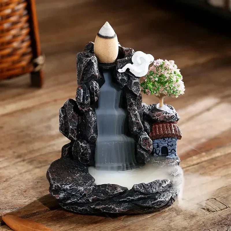 Cloud Mountain Backflow Incense Burner