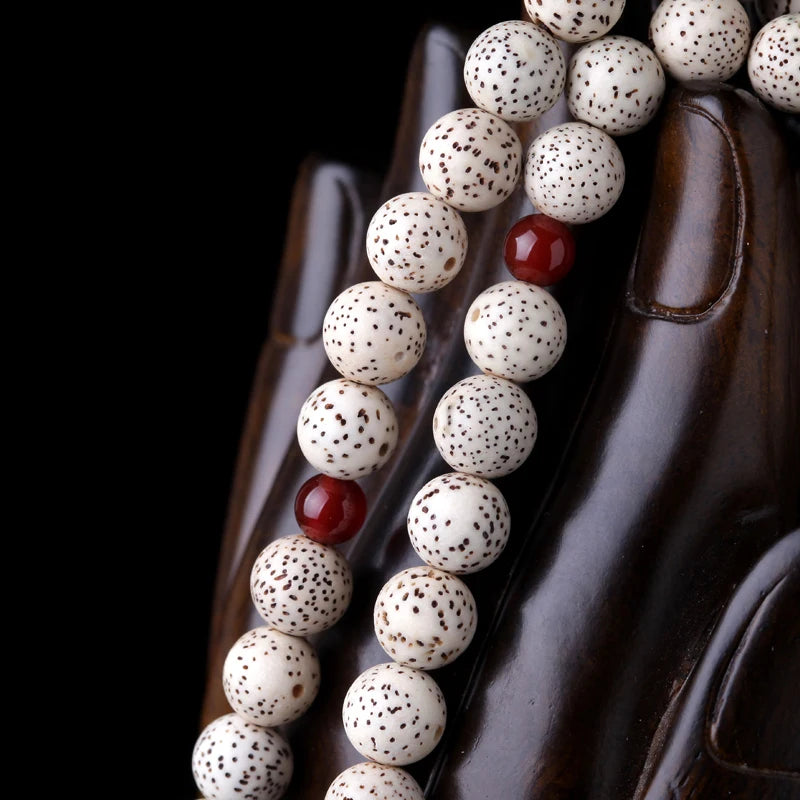Tibetan Mara Bead Buddhist Meditation Amulet Star Moon Bodhi 108 Beads Beaded Necklace Bracelet Ladies Mens Good Luck Gifts