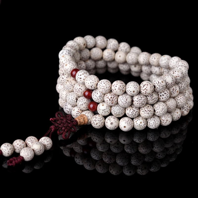 Tibetan Mara Bead Buddhist Meditation Amulet Star Moon Bodhi 108 Beads Beaded Necklace Bracelet Ladies Mens Good Luck Gifts